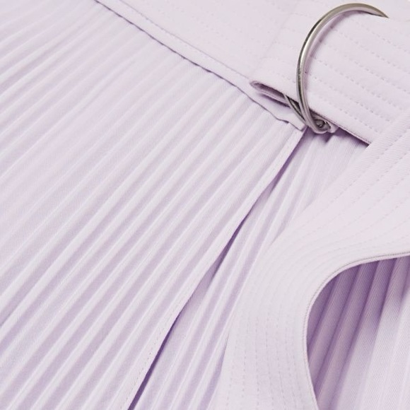 A.L.C. Arielle Pleated Asymmetric Midi Skirt Size 8 - Picture 6 of 15